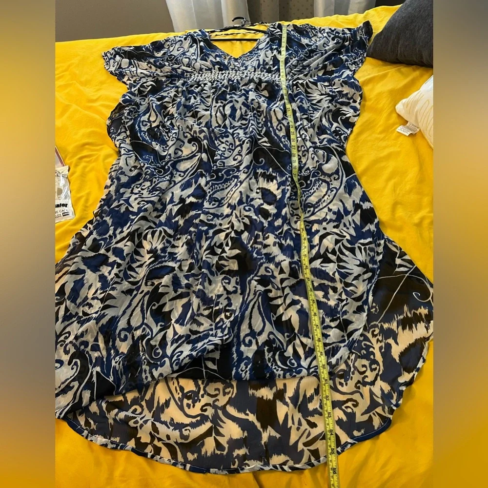 💙BEAUTIFUL BLUE N WHITE KAFTAN💙 - Picture 8 of 8